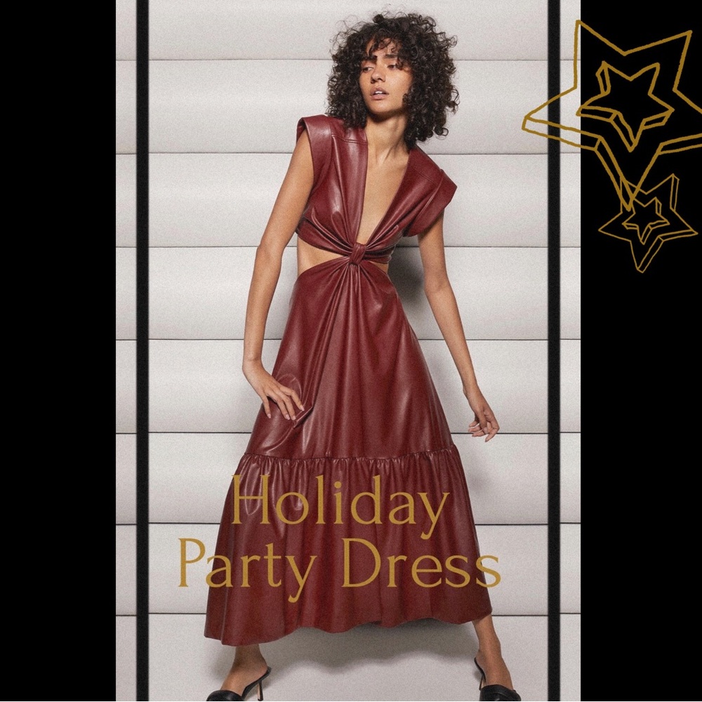 A.L.C. Vegan Leather Dress